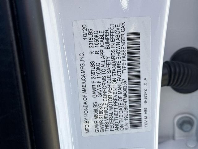 2021 Acura TLX Technology Package