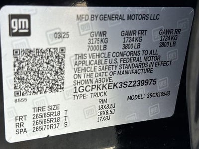 2025 Chevrolet Silverado 1500 LT (2FL)