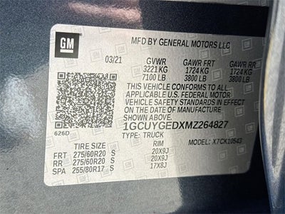 2021 Chevrolet Silverado 1500 LTZ