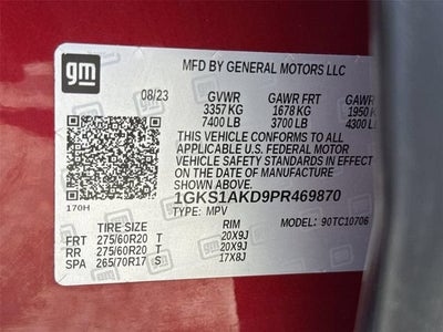 2023 GMC Yukon SLE