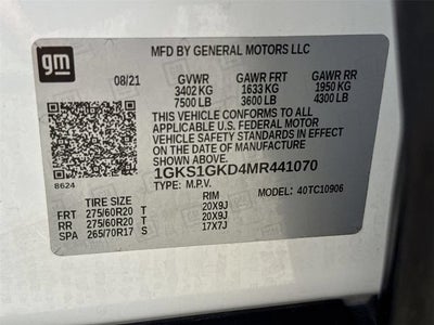 2021 GMC Yukon XL SLT
