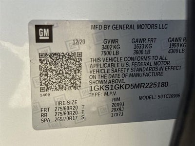 2021 GMC Yukon XL SLT
