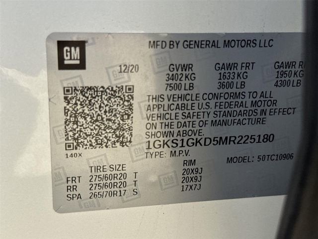 2021 GMC Yukon XL SLT