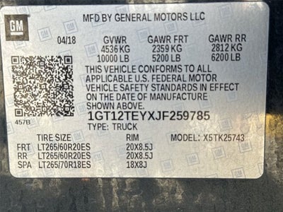 2018 GMC Sierra 2500 HD SLT