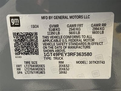 2024 GMC Sierra 2500 HD AT4