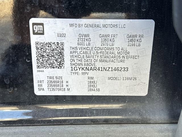 2022 Cadillac XT5 Luxury