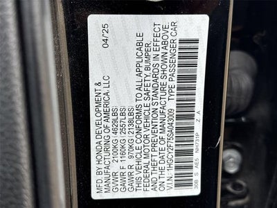 2025 Honda Accord Hybrid Sport-L