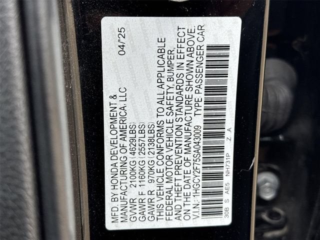 2025 Honda Accord Hybrid Sport-L