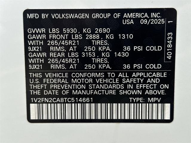 2026 Volkswagen Atlas SEL Premium R-Line