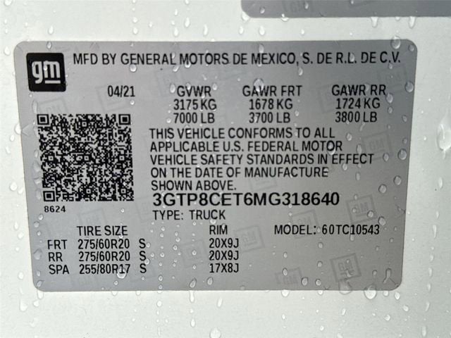 2021 GMC Sierra 1500 Elevation