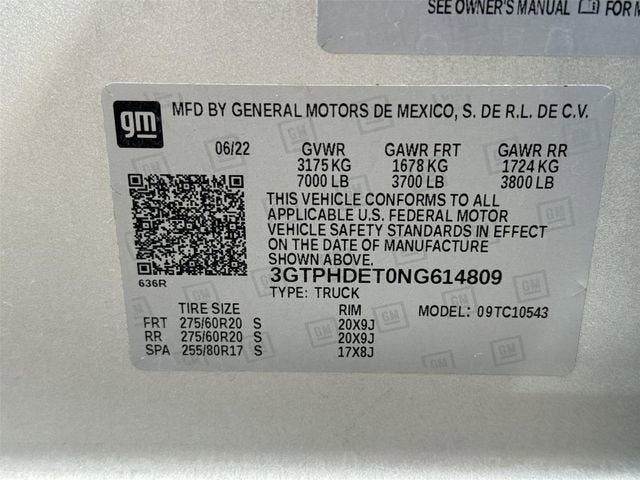 2022 GMC Sierra 1500 SLT