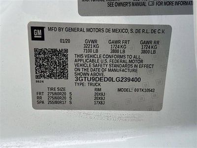 2020 GMC Sierra 1500 SLT