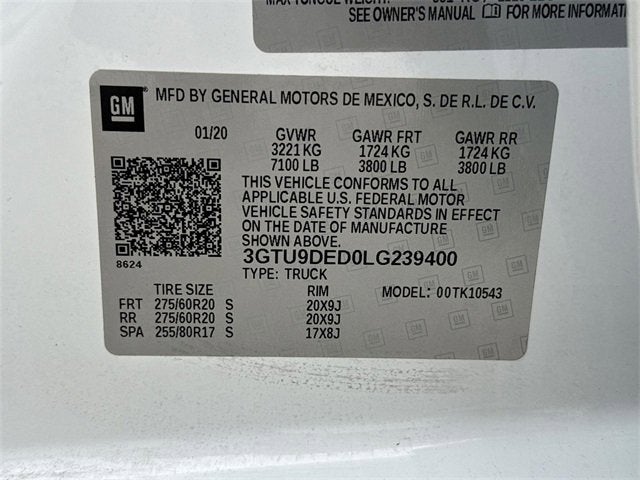 2020 GMC Sierra 1500 SLT