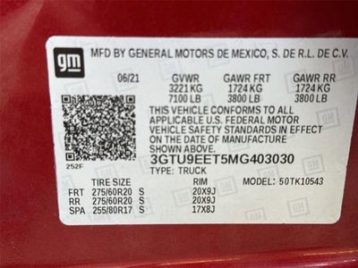 2021 GMC Sierra 1500 AT4