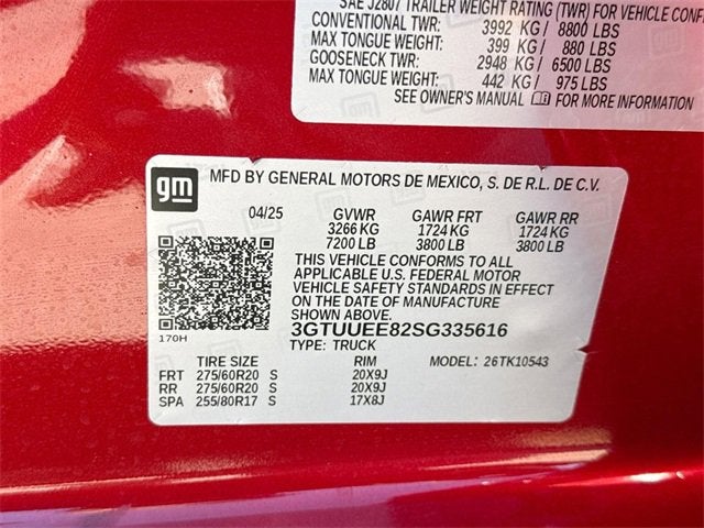 2025 GMC Sierra 1500 AT4