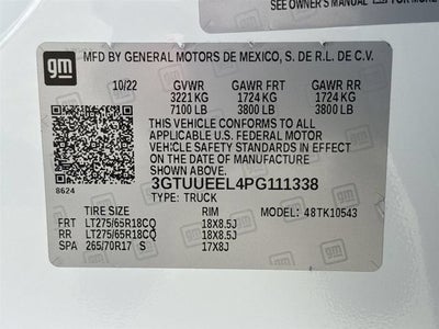 2023 GMC Sierra 1500 AT4