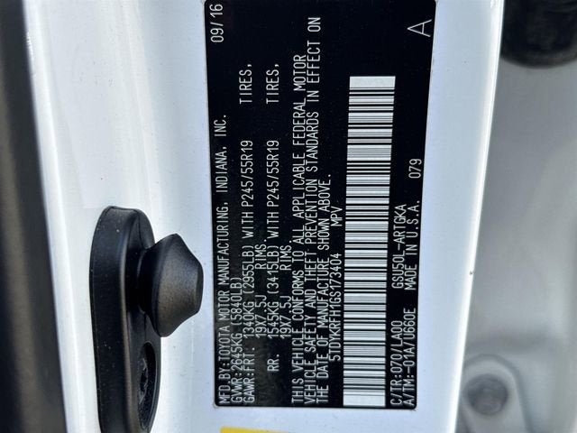 2016 Toyota Highlander Limited Platinum V6