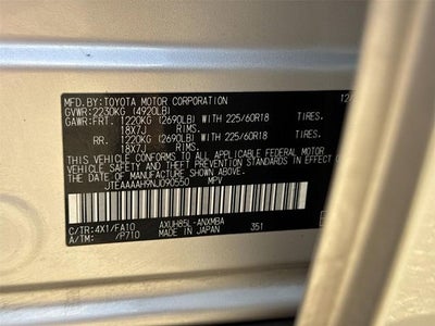 2022 Toyota Venza LE