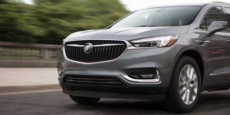 Grey 2021 BUICK ENCLAVE front