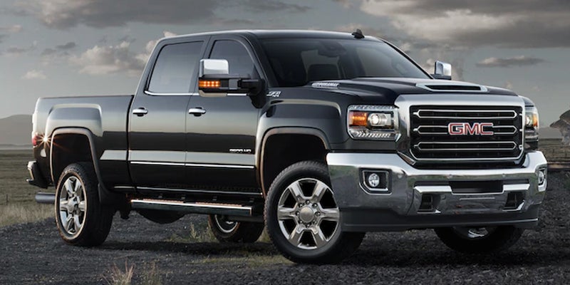 black GMC SIERRA HD exterior