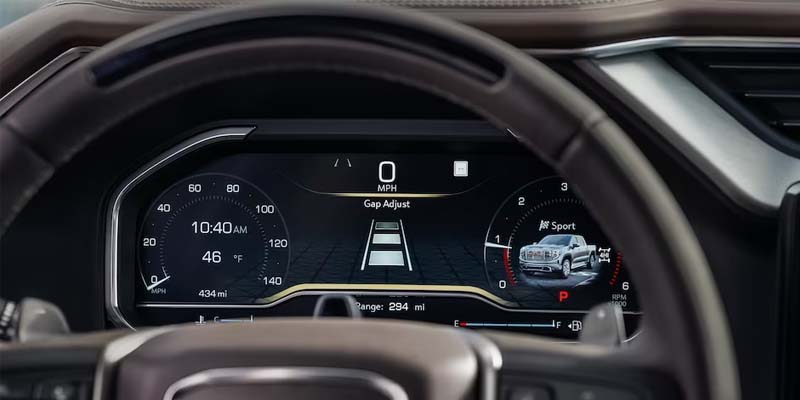 2023 GMC SIERRA 1500 dashboard