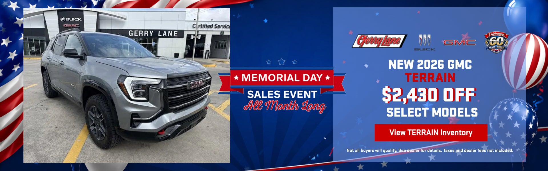 New 2026 GMC TERRAIN
