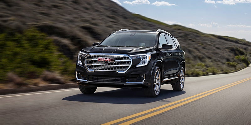 2024 GMC Terrain driving on road