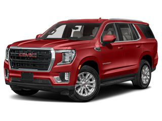 2022 GMC Yukon in color cayenne red