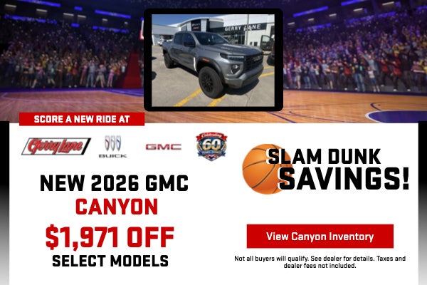 NEW 2026 GMC Canyon $1,971 OFF SELECT MODELS