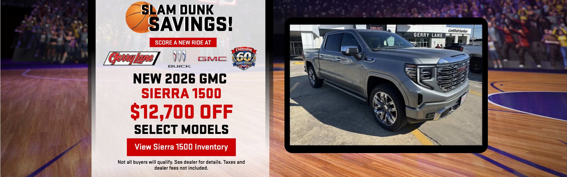 NEW 2026 GMC SIERRA 1500 $12,700 OFF SELECT MODELS
