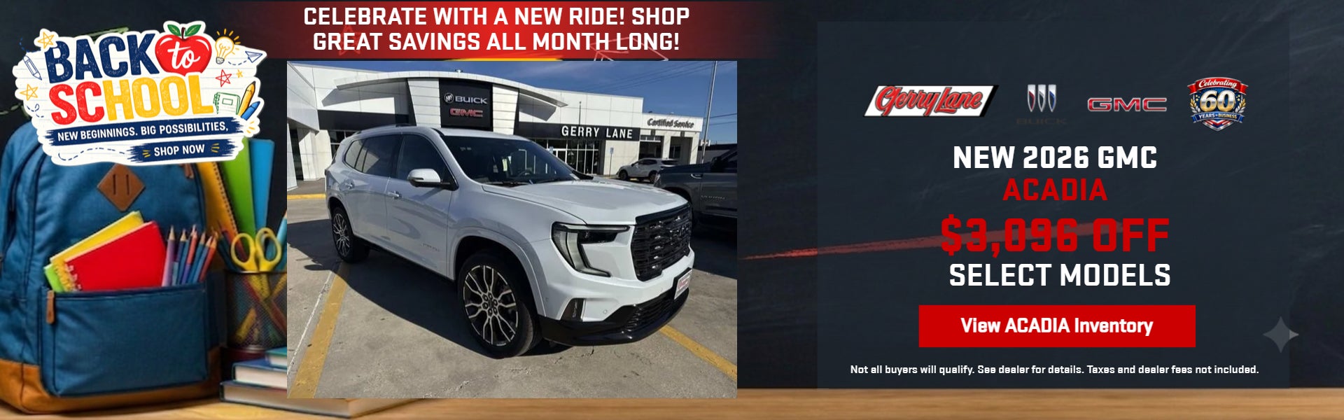 2026 GMC ACADIA