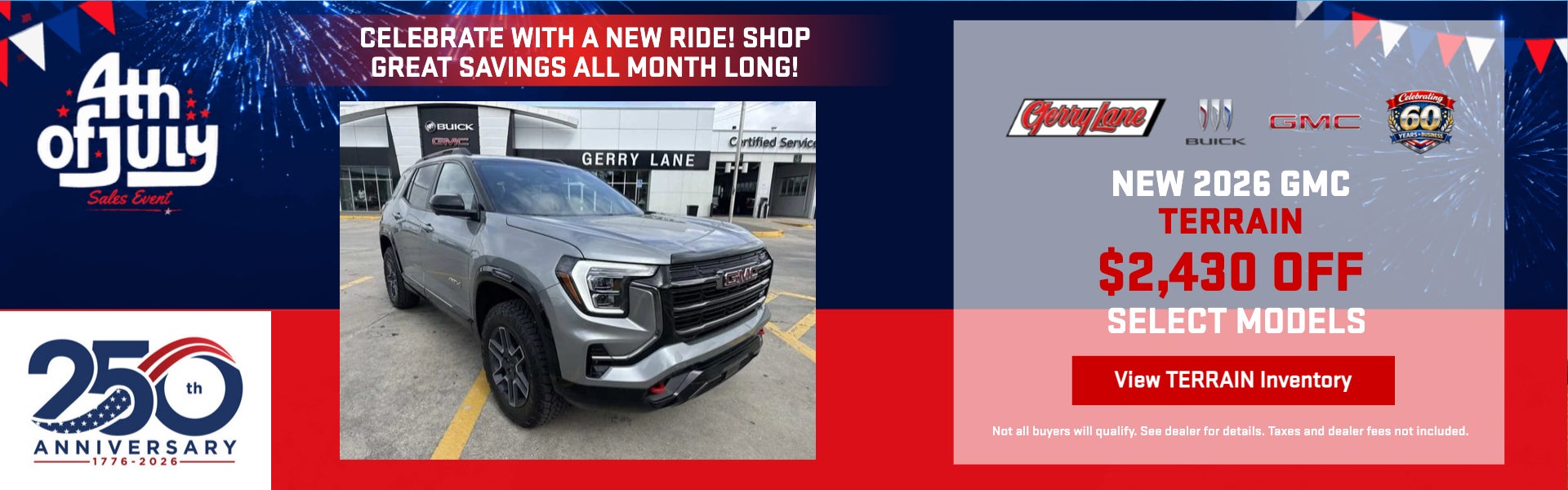 New 2026 GMC TERRAIN