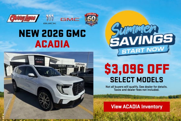 New 2026 GMC ACADIA
